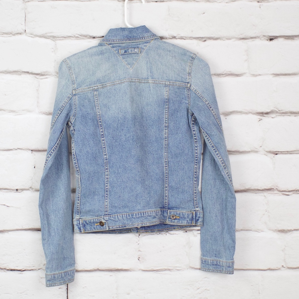 Tommy Hilfiger Jean Denim Jacket Size XS - Picture 7 of 8